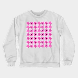 Flower Pattern Crewneck Sweatshirt